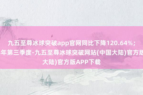九五至尊冰球突破app官网同比下降120.64%；其中2024年第三季度-九五至尊冰球突破网站(中国大陆)官方版APP下载